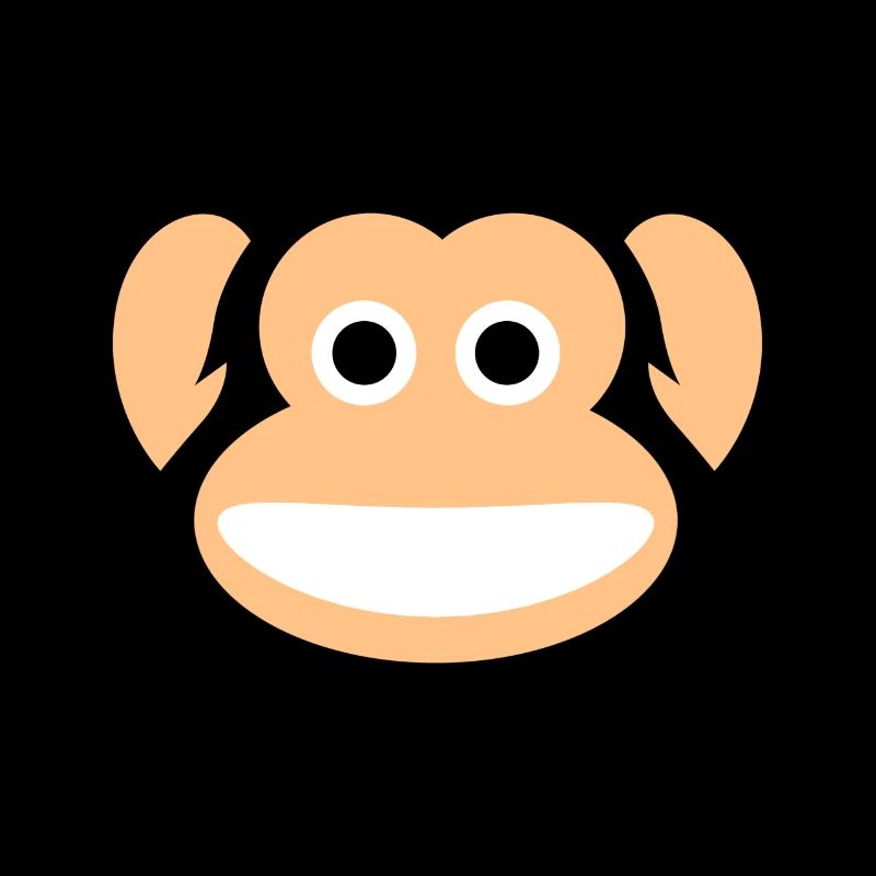 Cute Monkey Whole Face Ape Animal Primate Lover