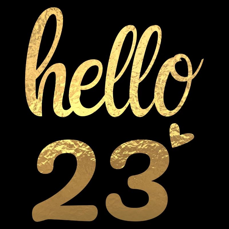 Hello 23 doré