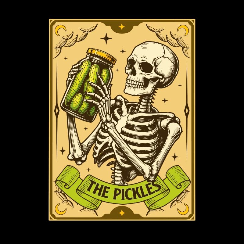 Les cornichons - Tarot amusant pour les amateurs de cornichons à l'aneth