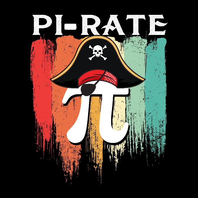 Pi-rate - Clever Math and Pirate Humor Pi Day