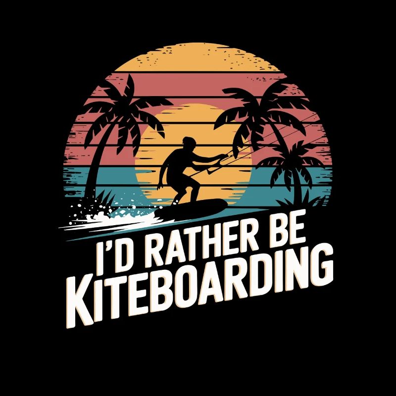 I'd rather kiteboard on the beach with