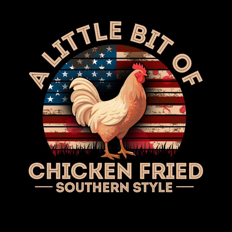 Chicken Fried Southern Style Design