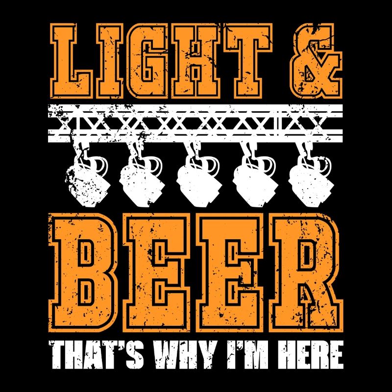 Light & Beer Humorous Design