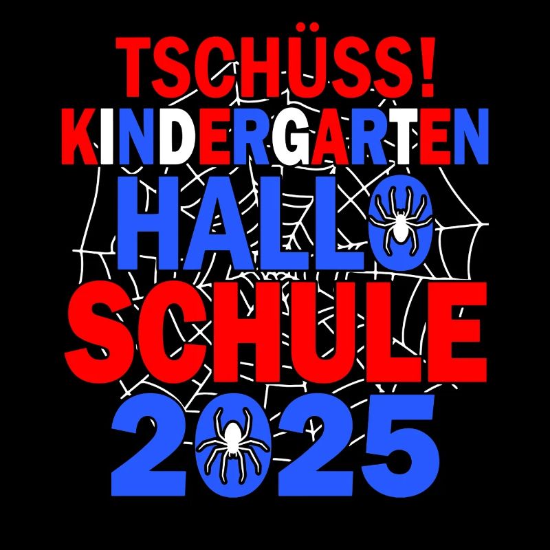 Tschüss Kindergarten Schulkind 2025 Spider,Man