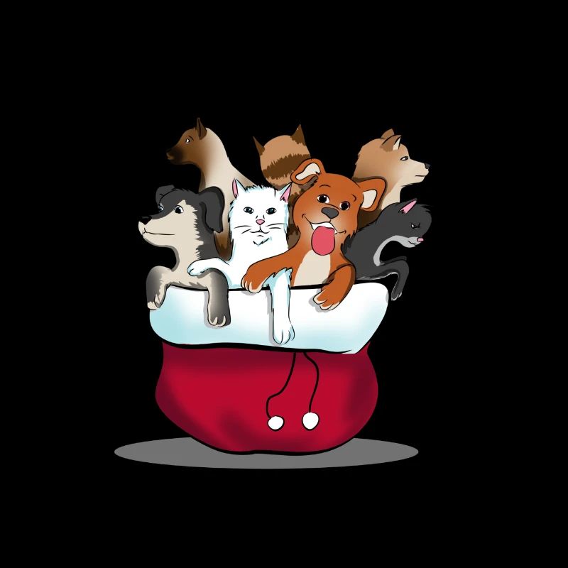 Hunde Katzen Katze Weihnachten Weihnachtsgeschenk