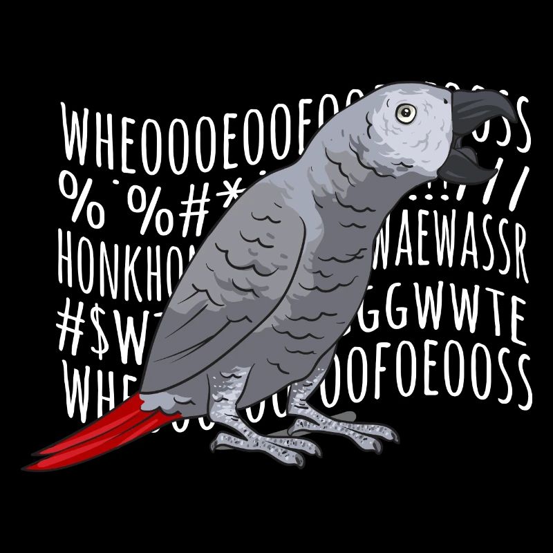 Graupapagei African Grey Parrot Papagei