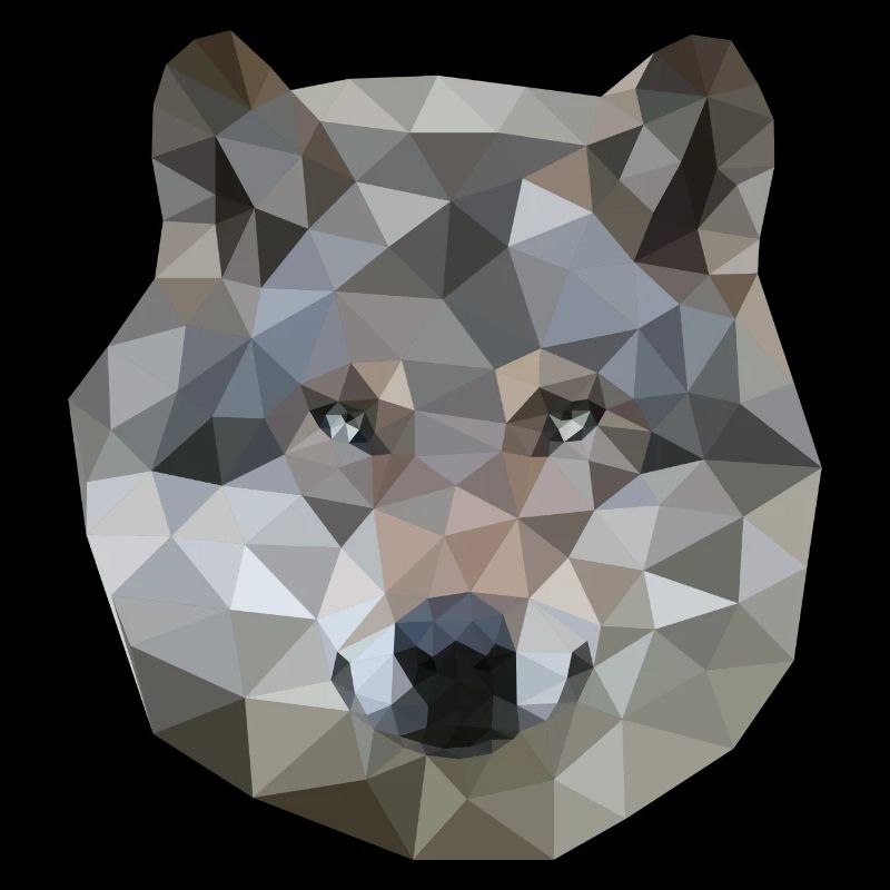 Wolf polygon geometric shapes