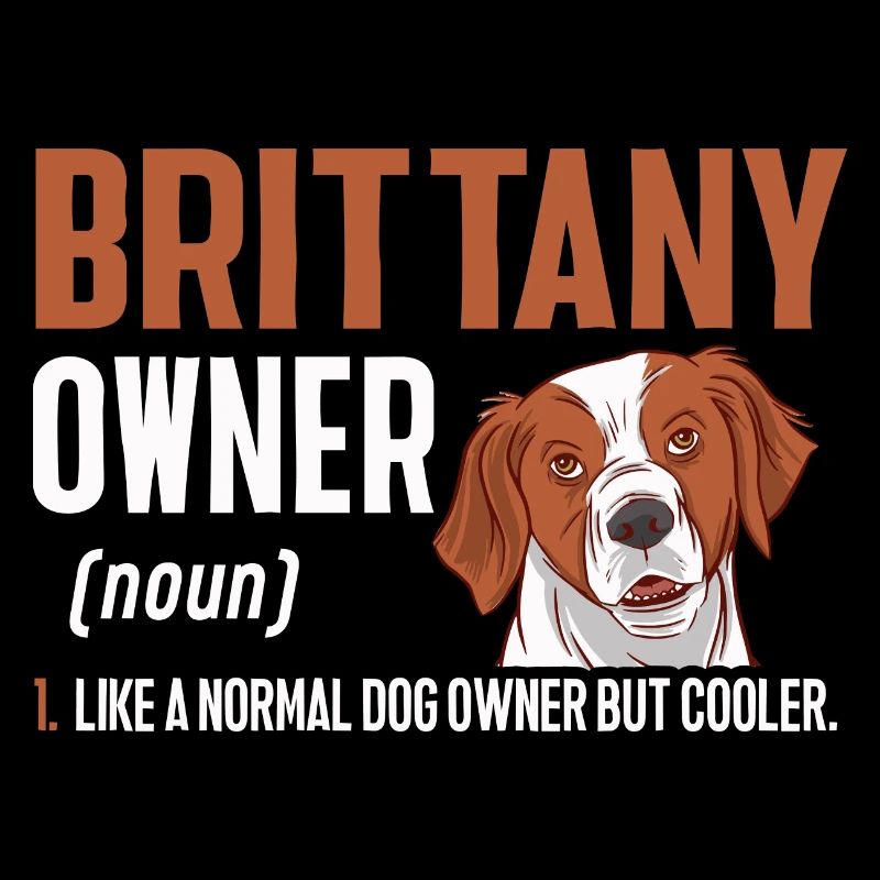 French Brittany Spaniel Epagneul Breton Gift