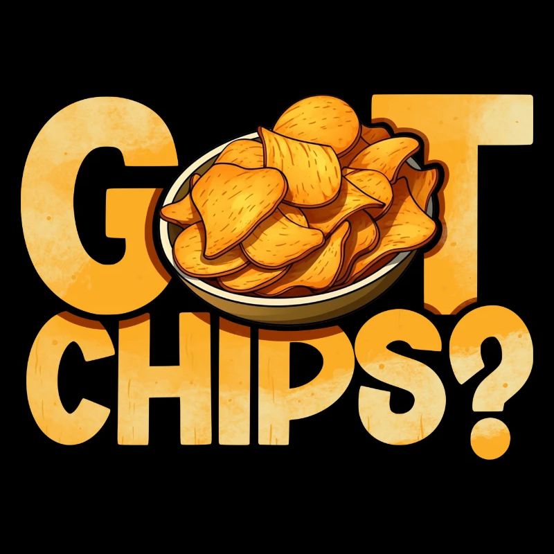Potato chips lover got chips funny potato snacks