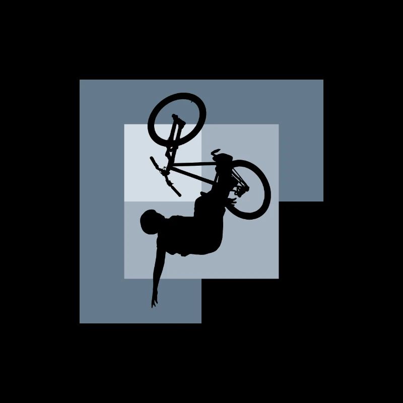 Mountain Biking Trail Biker Downhiller