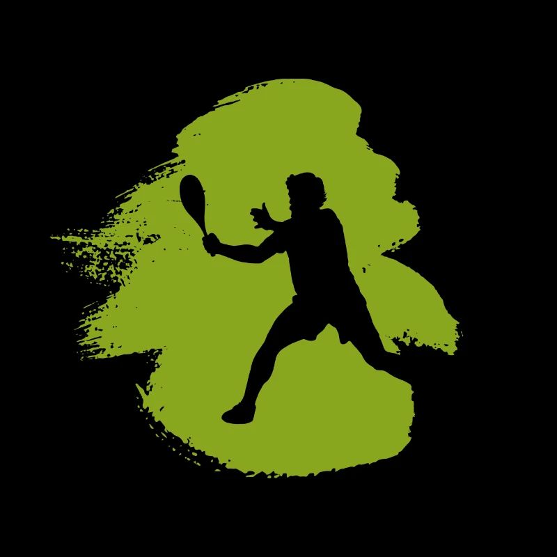 Squash Spieler Squash Schläger