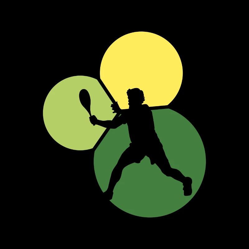 Squashspieler Squashschläger Schläger