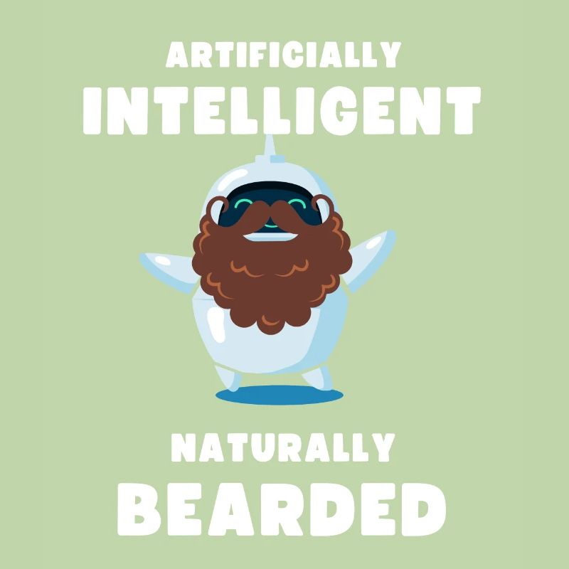 AI Intelligence artificielle codage cadeau drôle