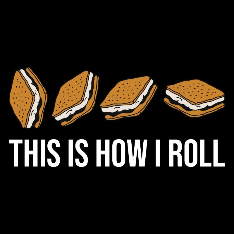 Funny This Is How I Roll Smore Fan Marshmallow Cam