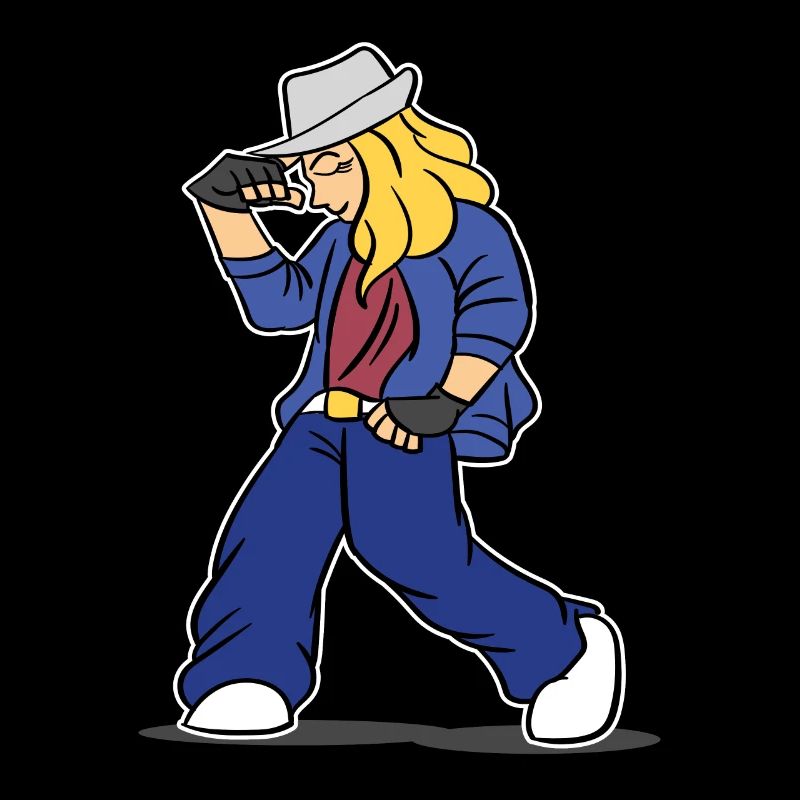 Cooles Hip Hop Mädchen