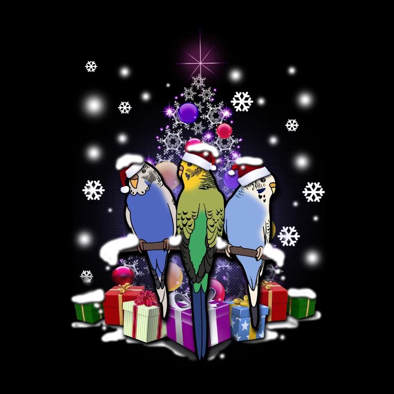 Budgerigar Christmas