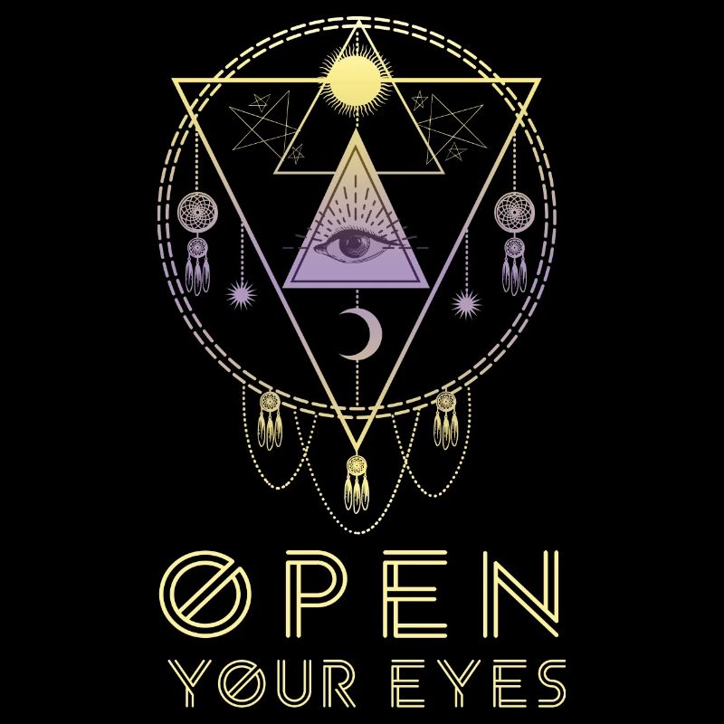 Open Your Eyes All-Seeing Eye Boho Gift