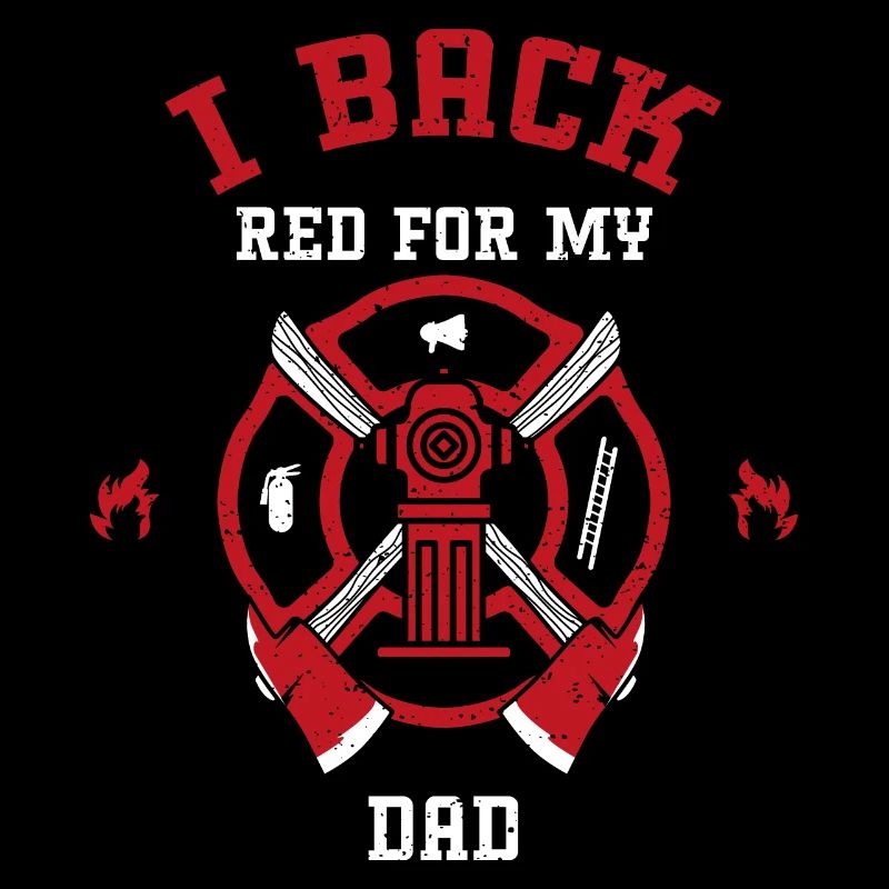 I Back Red For My Dad