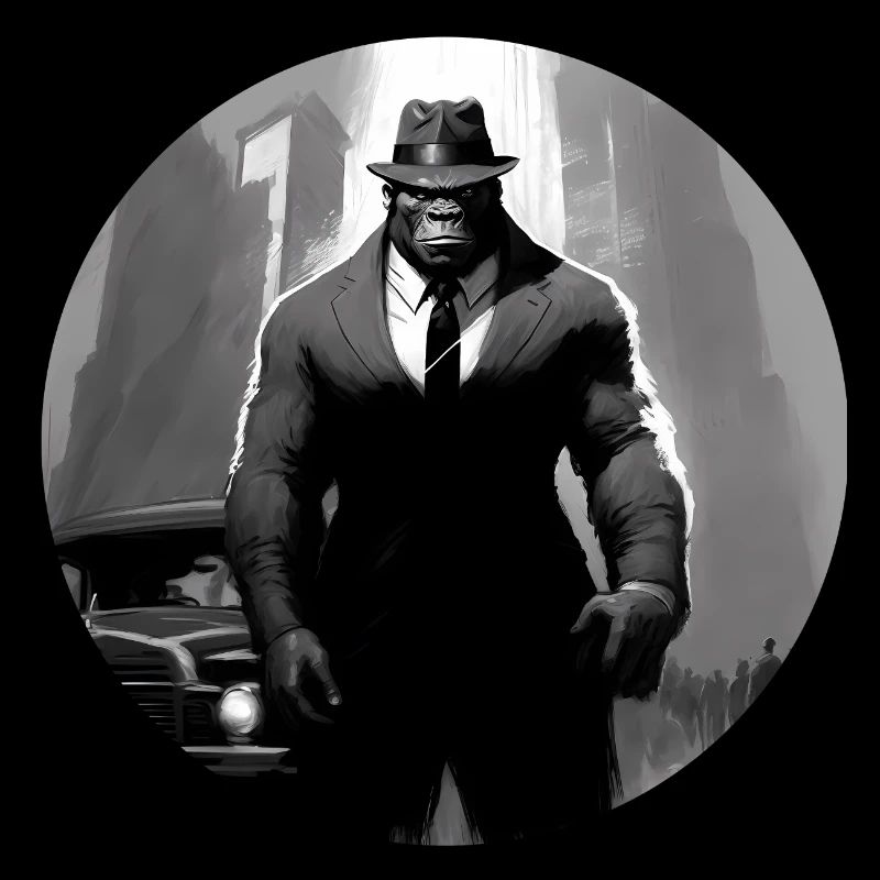 Boss Gorilla mit Hut 1920