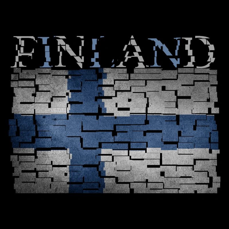 Drapeau finlande - art design