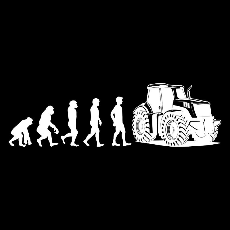 Landwirt Evolution weiß