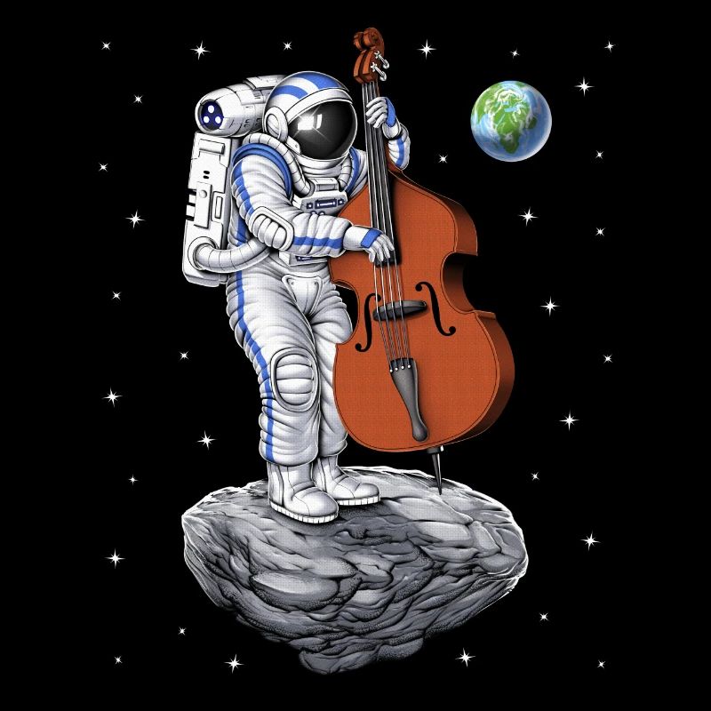 Astronaute Contrebassiste