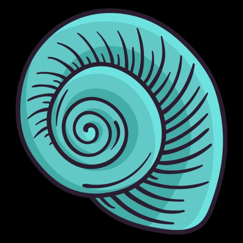 Seashell Shellfish Mollusks Sea Symbol Icon
