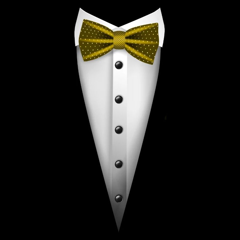 Conception de smoking avec nœud papillon pour les mariages et