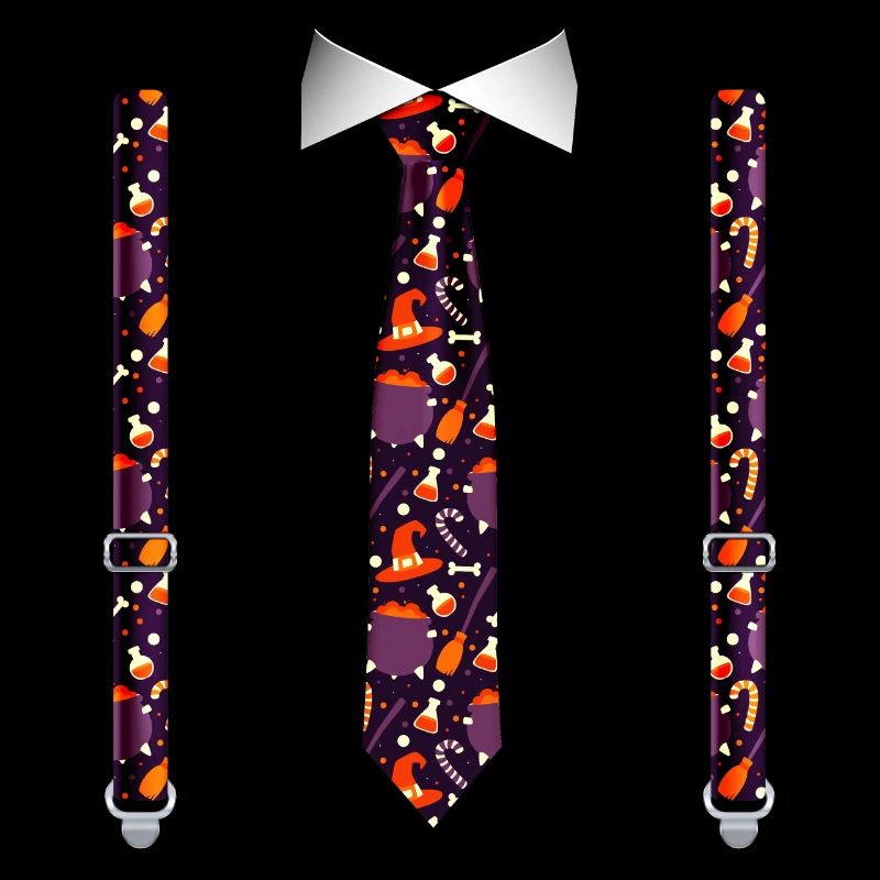 Tuxedo d’Halloween avec impression de suspension à la citrouille