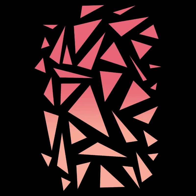 Triangle Pattern - Pink Gradient
