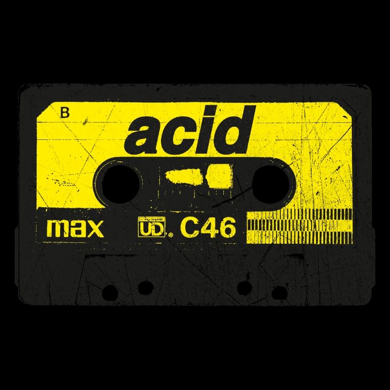 Vintage Acid Rave Cassette - Techno Synth Nerd