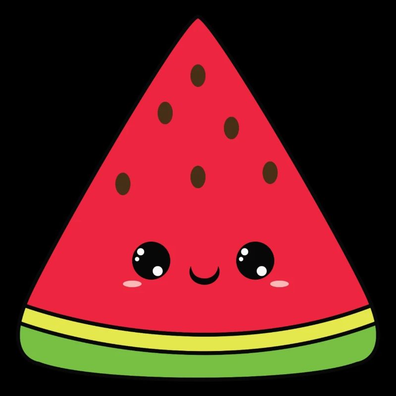 sweet watermelon, smiling fruit, fruit cute