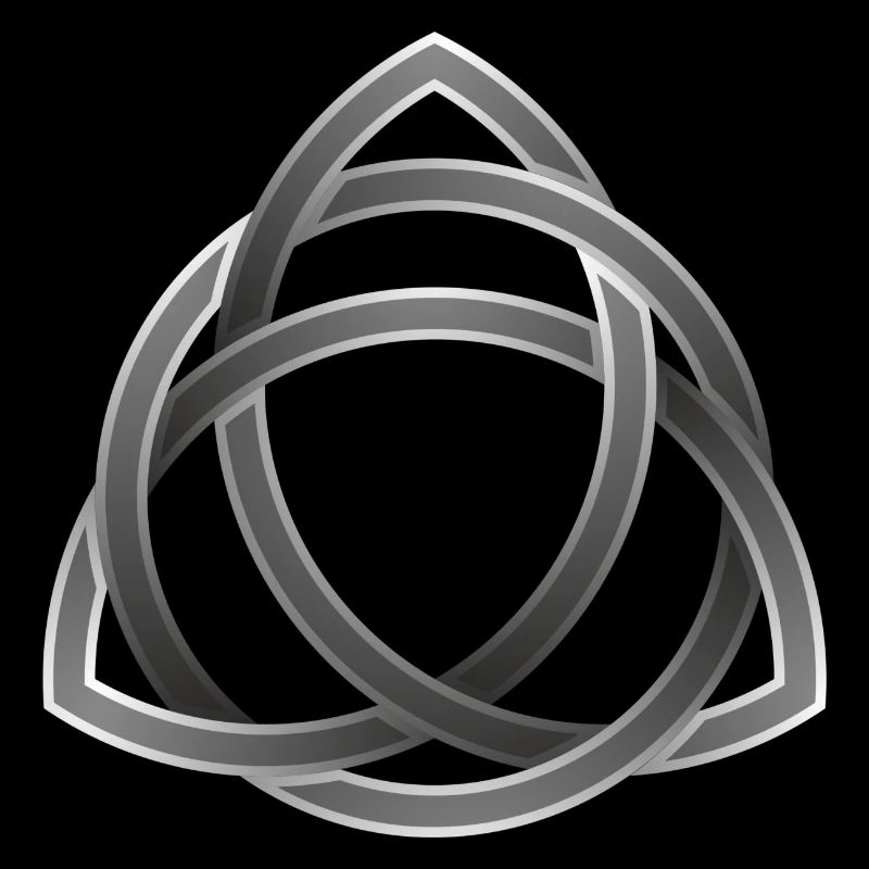 Triskill magic symbol witch sign triskel