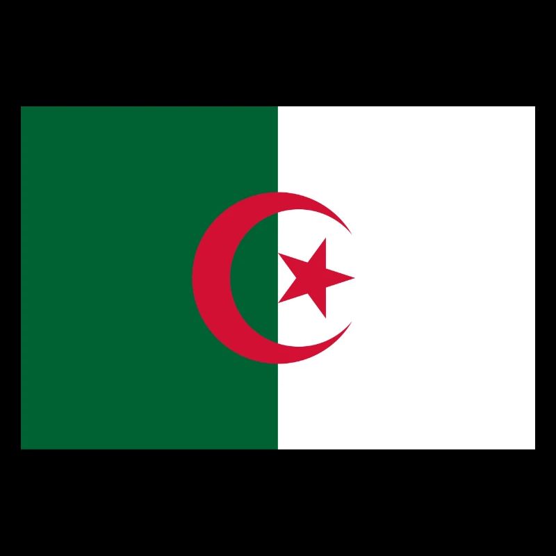 Algérie drapeau algérien drapeau