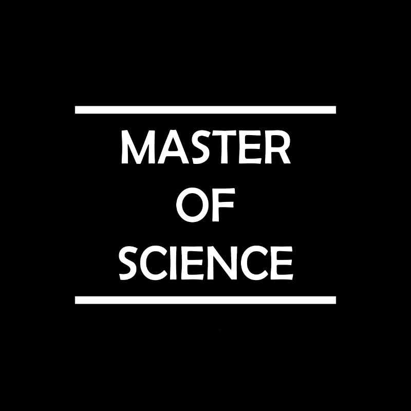 Master of Science blanc