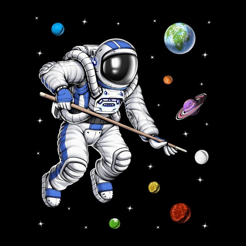 Astronaute Pool Player