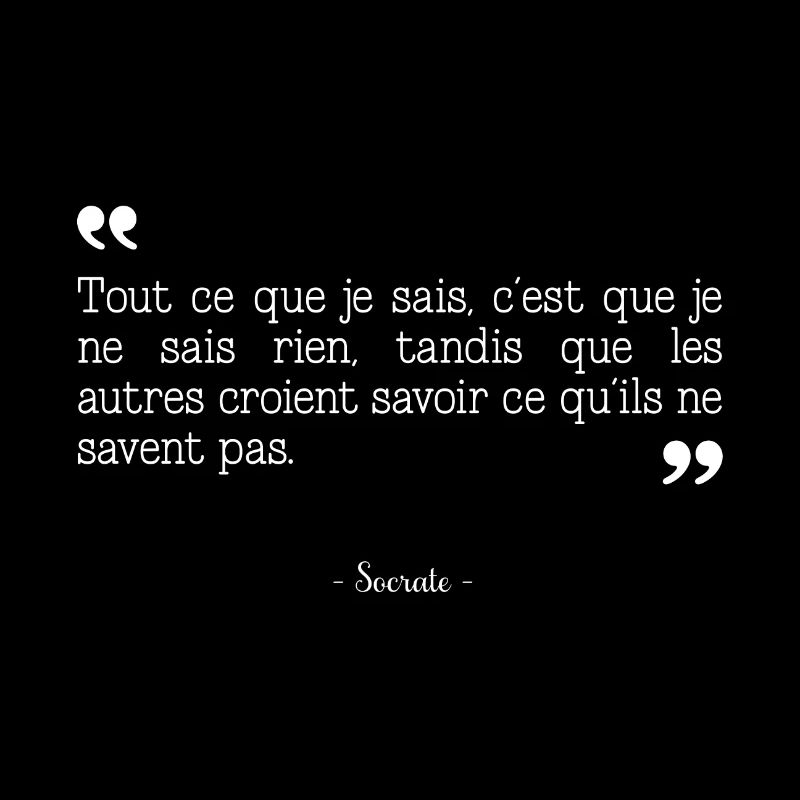 Citation de Socrate