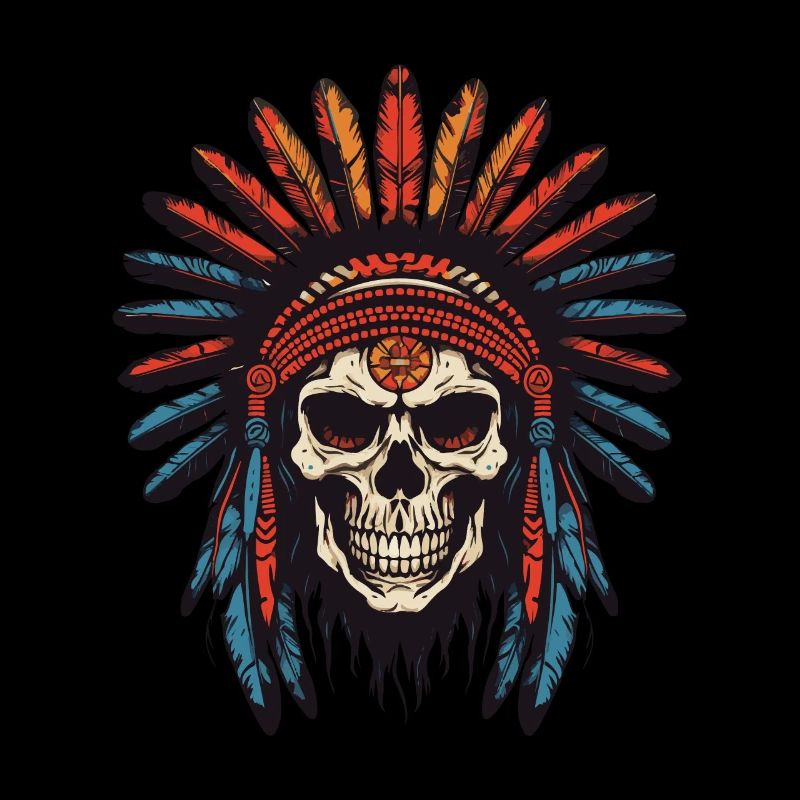 Crâne de chef indien Apache