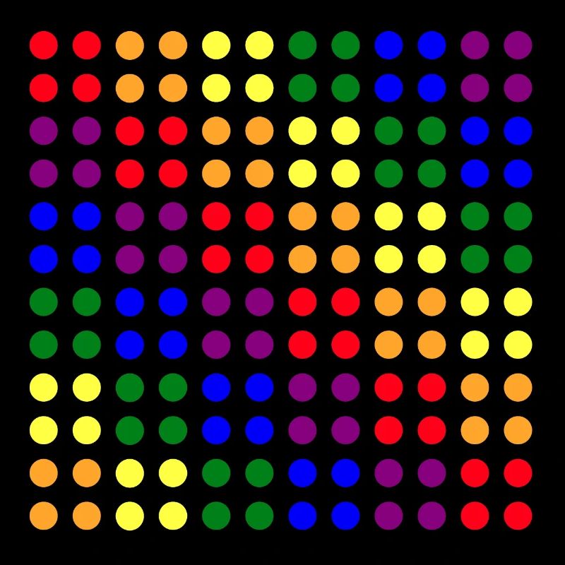 gay polka dots rainbow queer pride