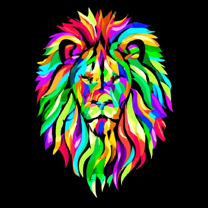 Rainbow Lion