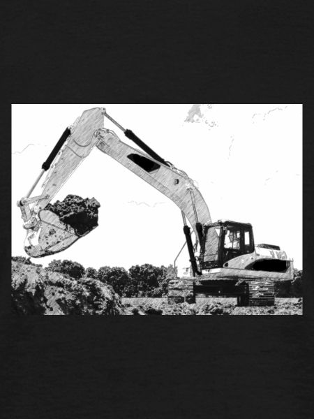 Excavator fans