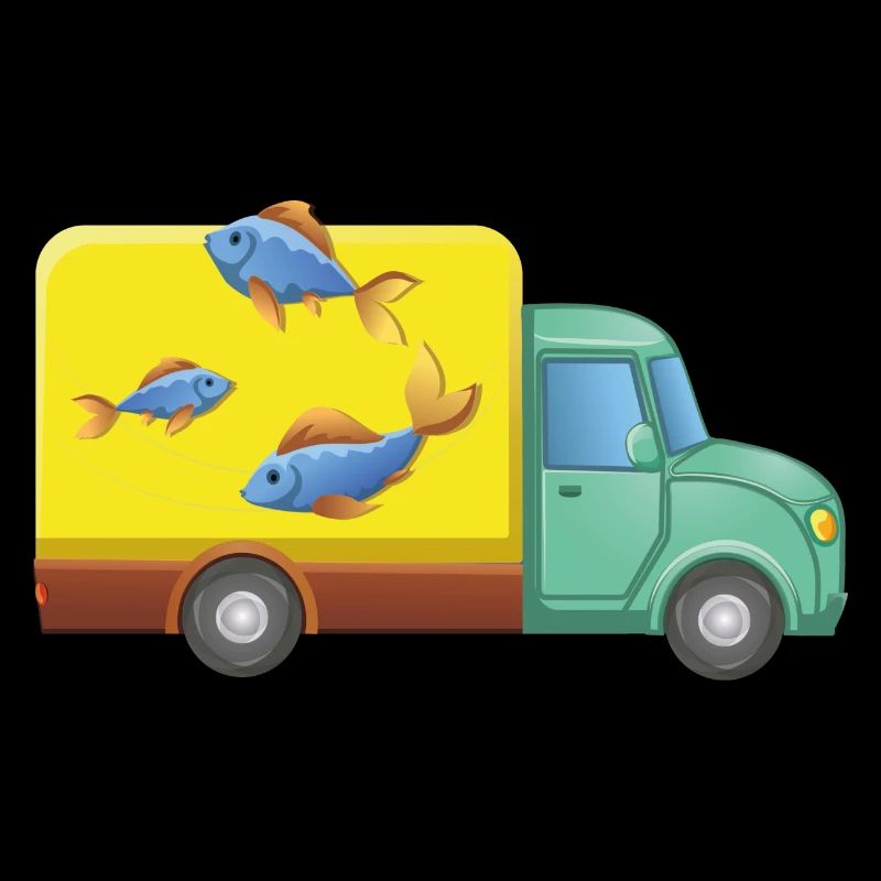 Service de livraison Chariot de poisson