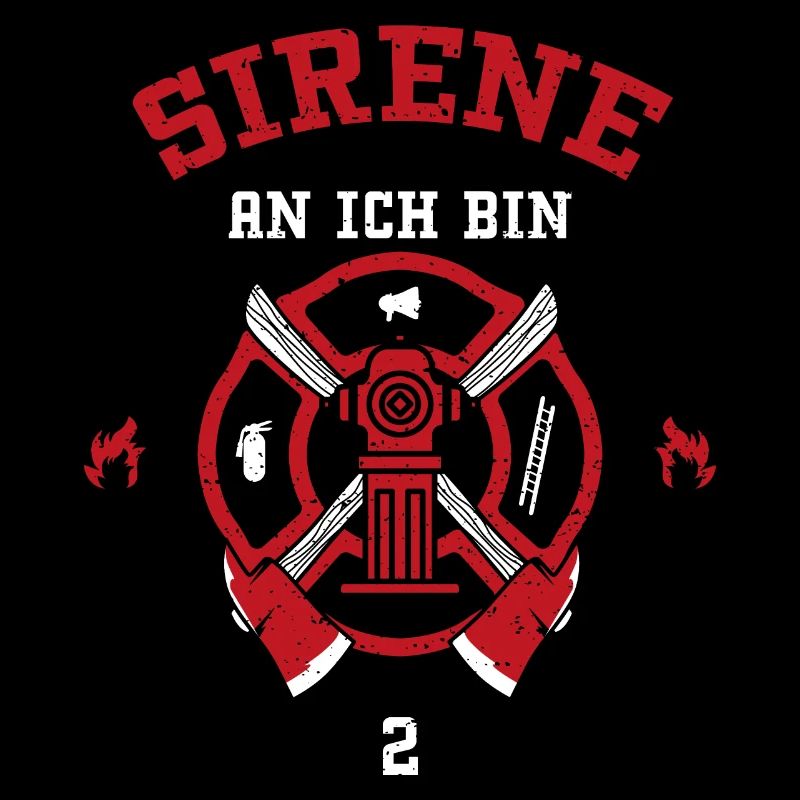 Sirène An Ich bin 2 - Pompier