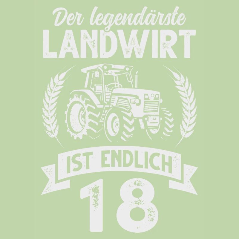 Landwirt 18. Geburtstag Traktor Bauer