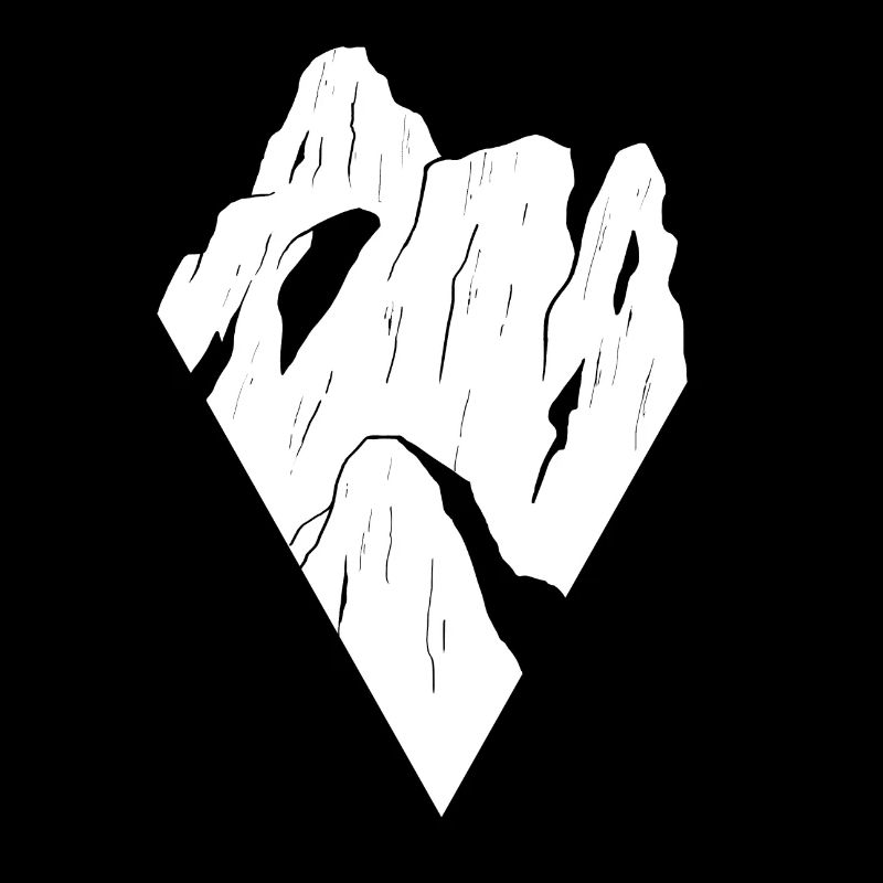 climbing, mountain logo