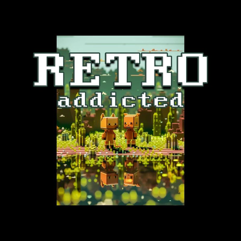 retro-addiced - oldschool retro design mixed 3D