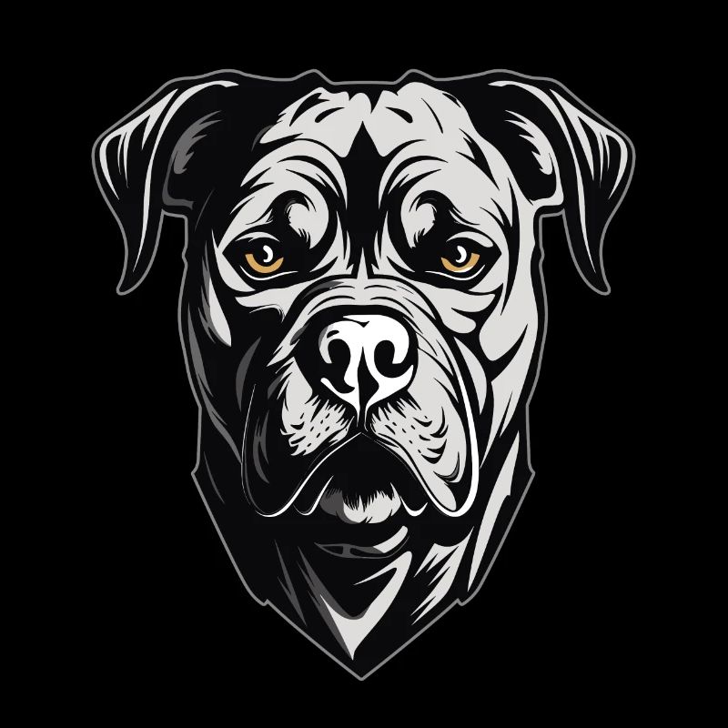 Design élégant de pitbull
