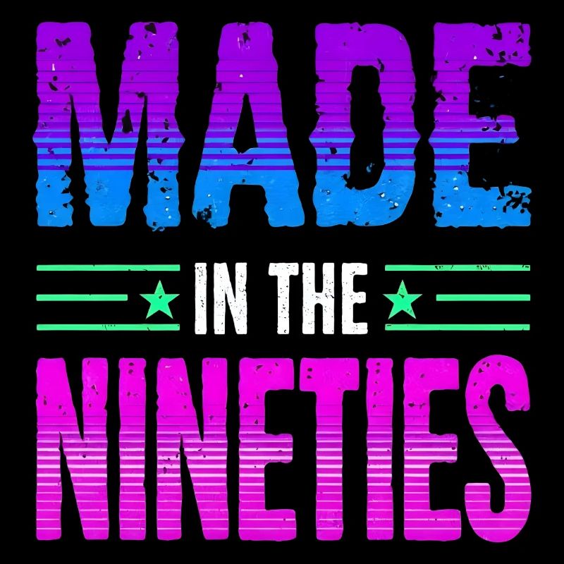 Retro Graphic Design Made In The Nineties gift