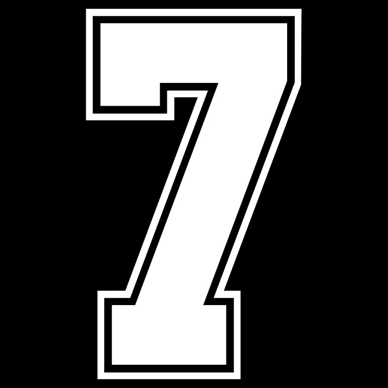 7 Number jersey