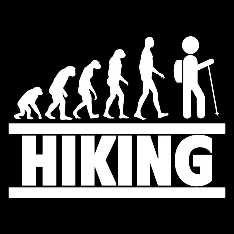 Evolution des Wanderers Für leidenschaftliche